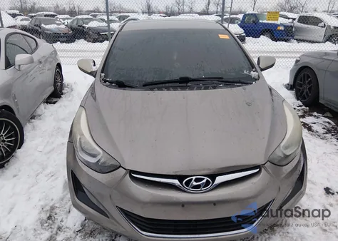 2014 Hyundai Elantra Se from USA, damaged, VIN 5NPDH4AE5EH456517